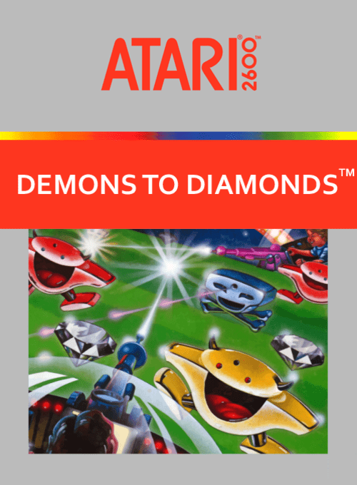 Demons to Diamonds box art for Atari 2600